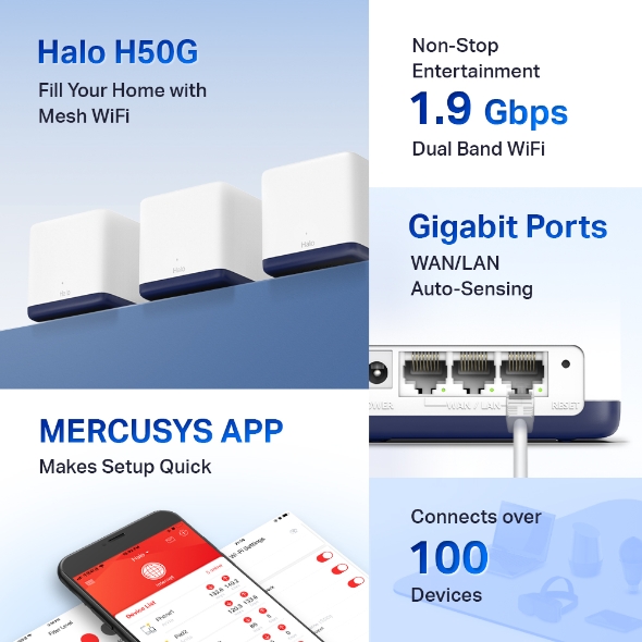Mercusys Halo H50G AC1900