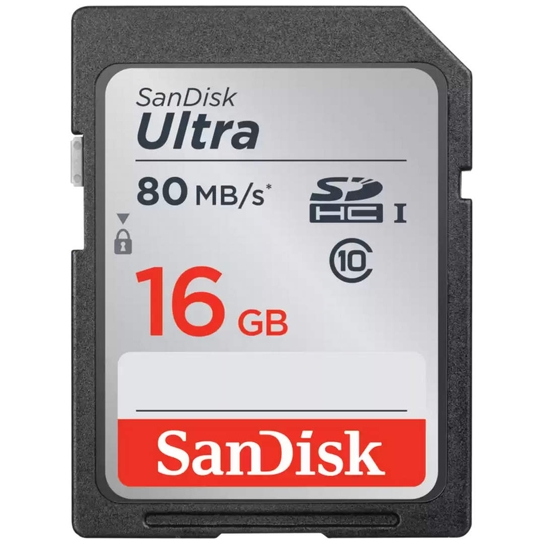 SanDisk Ultra SDHC UHS-I 16GB Memory Card